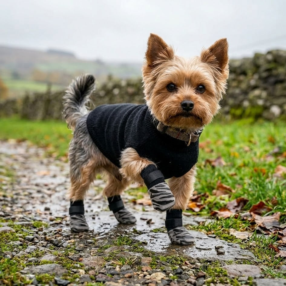 The PawsProtect: Anti-Slip Grip Socks (Set of 4)