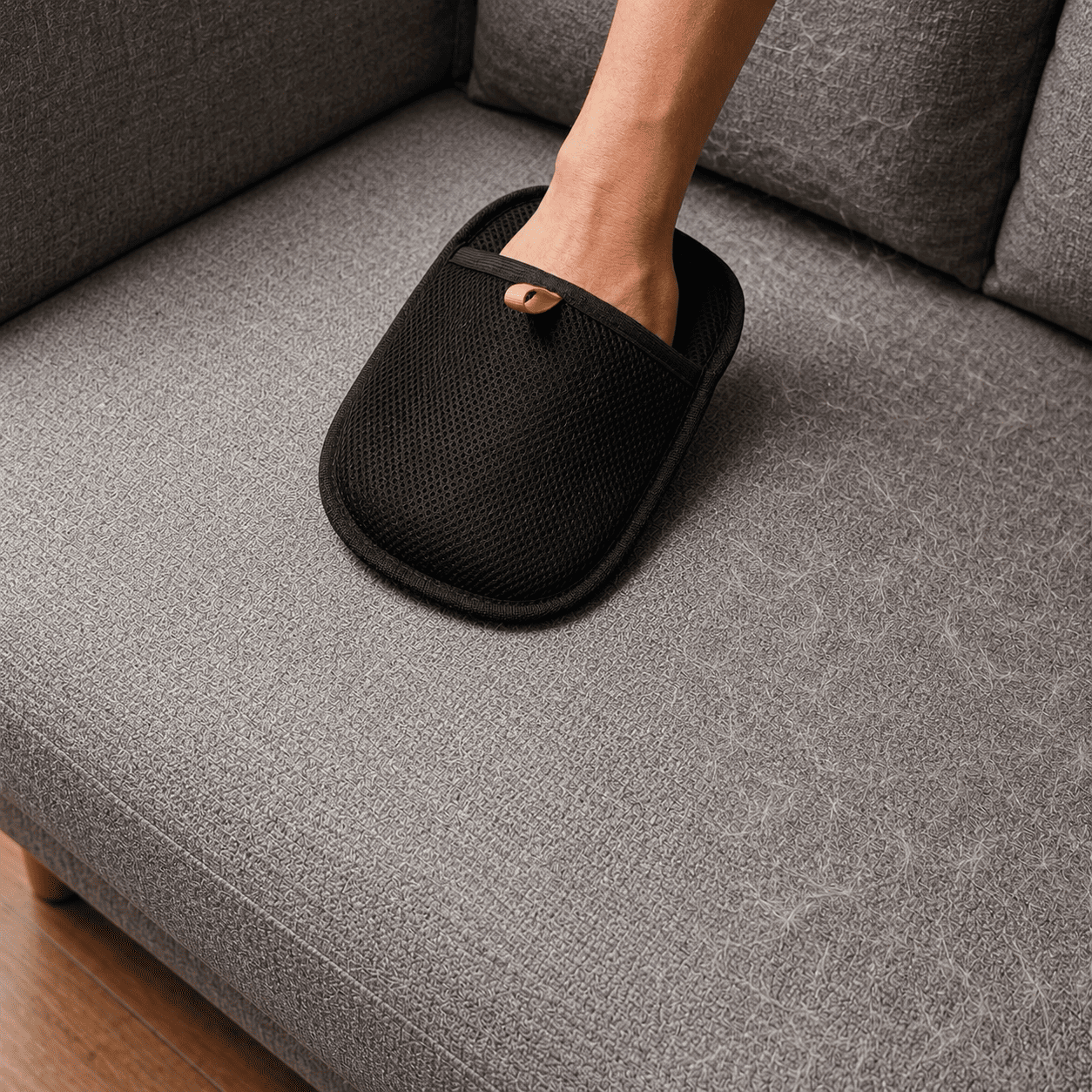 The Velvet Touch: 2-in-1 Deshedding & Grooming Mitt