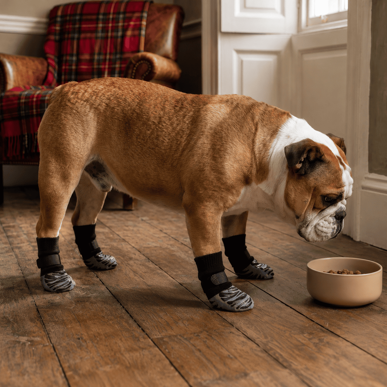 The PawsProtect: Anti-Slip Grip Socks (Set of 4)