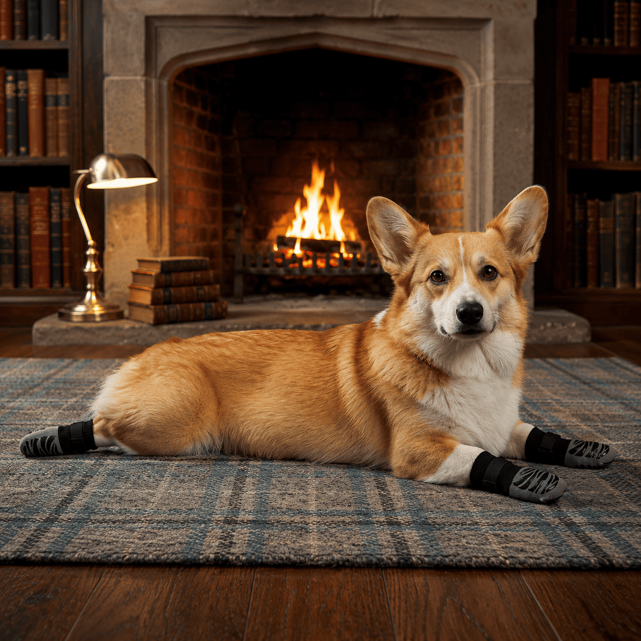 The PawsProtect: Anti-Slip Grip Socks (Set of 4)