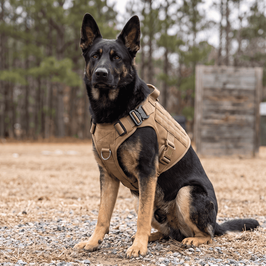 The K9 Sentinel: Heavy-Duty Tactical Dog Harness