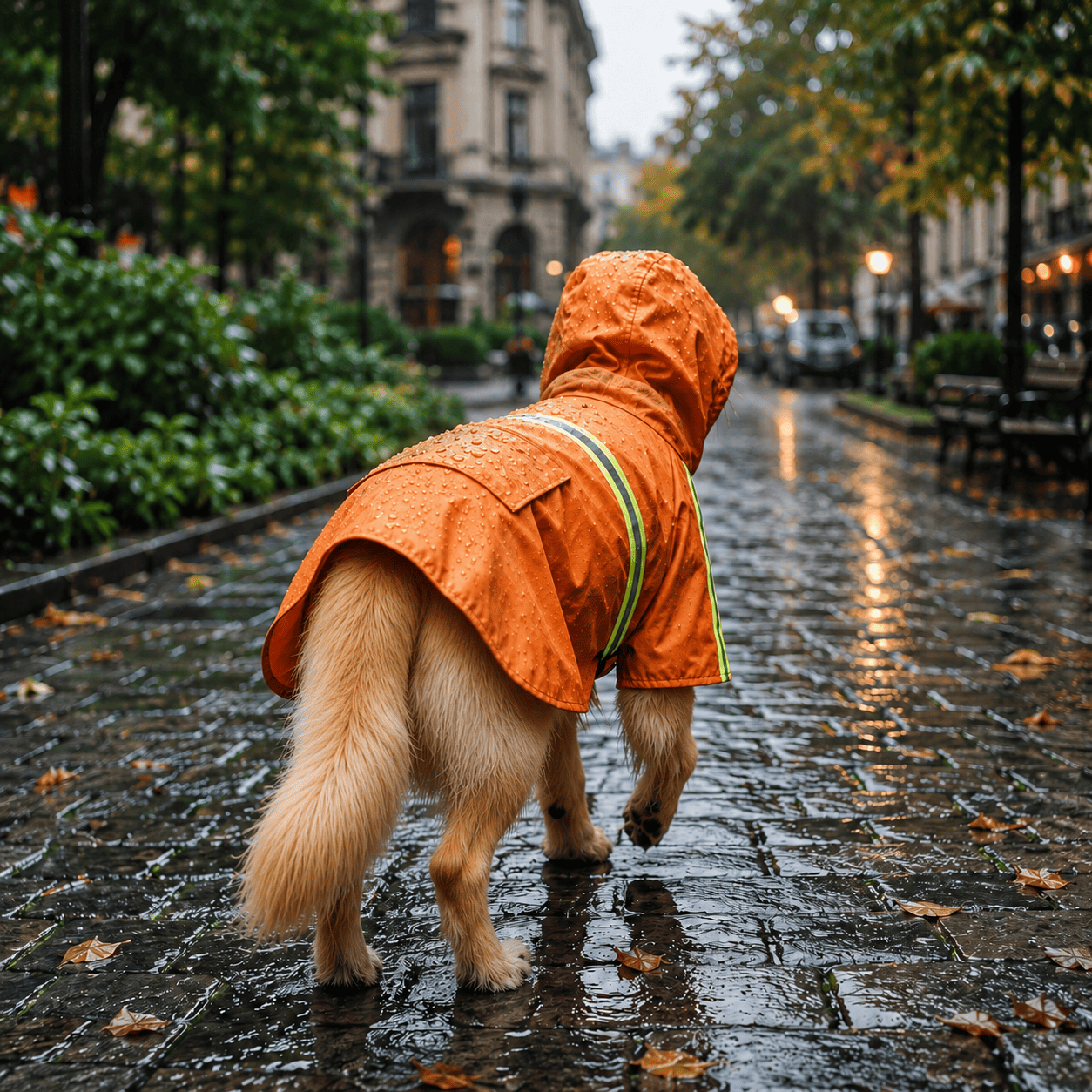The StormBreaker™: High-Visibility Waterproof Dog Coat
