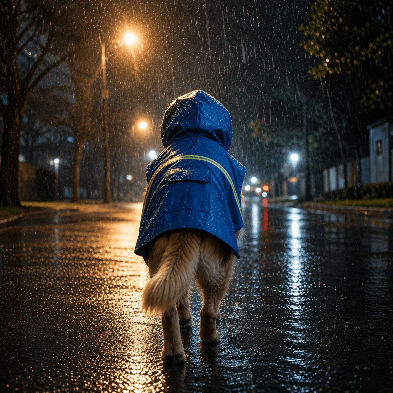 The StormBreaker™: High-Visibility Waterproof Dog Coat