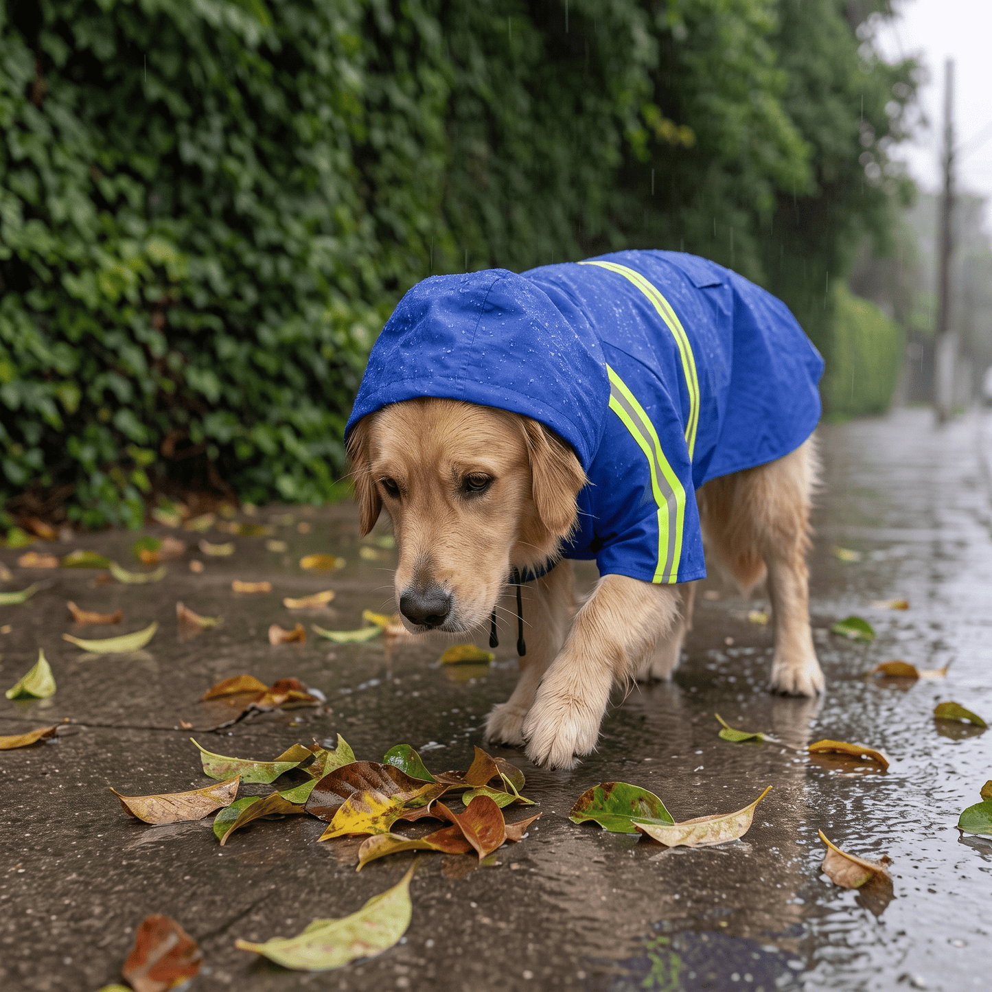 The StormBreaker™: High-Visibility Waterproof Dog Coat