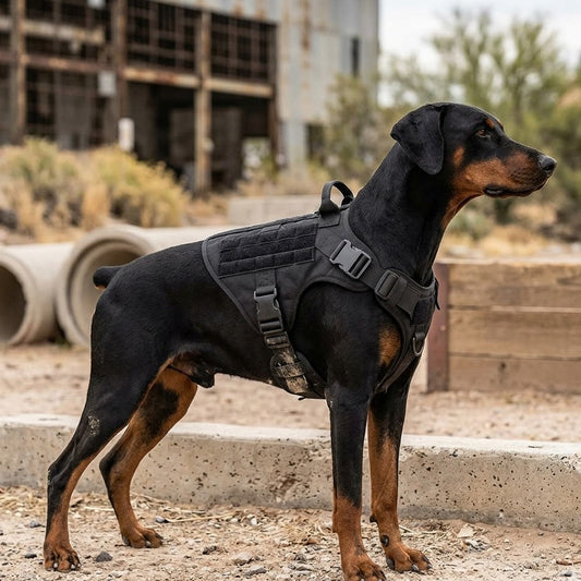 The K9 Sentinel: Heavy-Duty Tactical Dog Harness